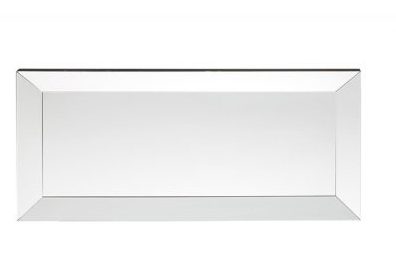Specchio con bisellatura rettangolare